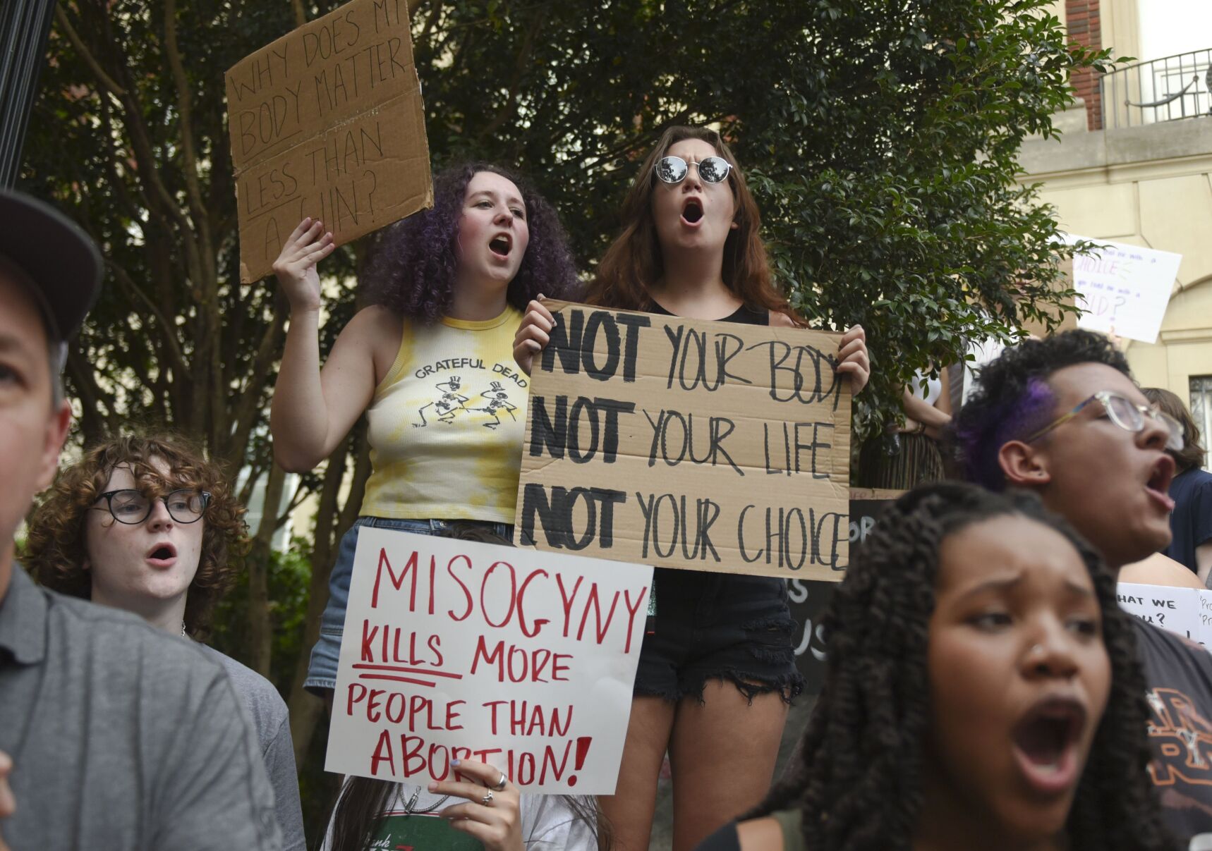 Roe v. Wade Overturned-Winston 4 Peace Protest